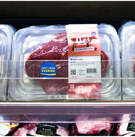Pushertråg för vakuumförpackat kött - Olika storlekar